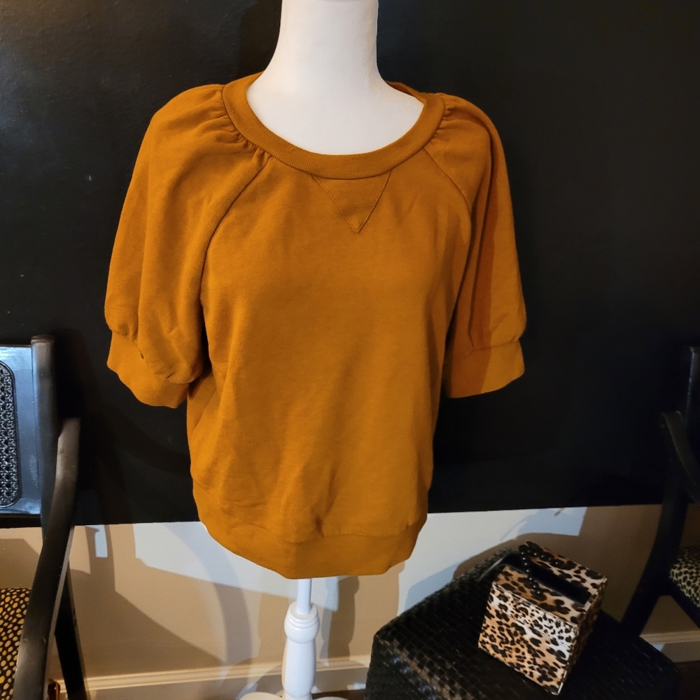 Cute Mustard Color Top